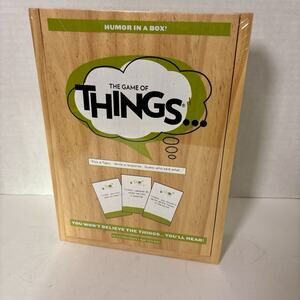 The Game of Things - Party Game in Wood Box (Hasbro 2007) New Sealed